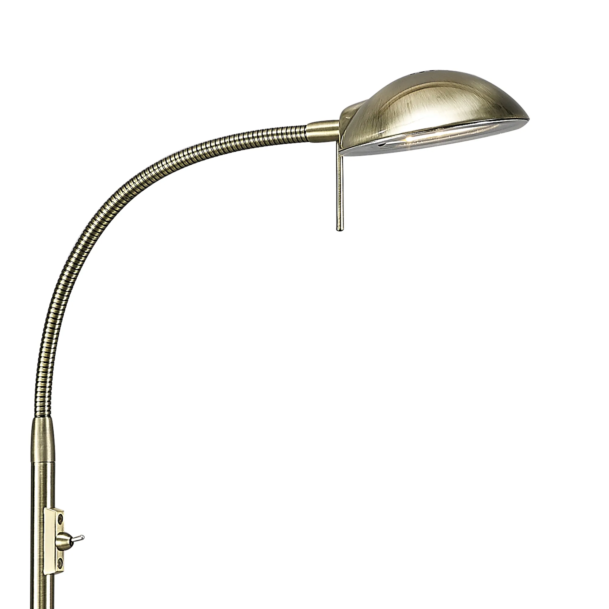 Bamberg 140cm Switched Floor Lamp 1 Light Antique Brass D0121  Deco Bamberg